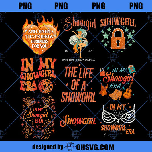 Showgirl For Fan Bundle Png, My Showgirl Era png, Showgirl Era Png Gift Gor Her, Orange Show Girl Png For Concert, Country Music Fan Gift