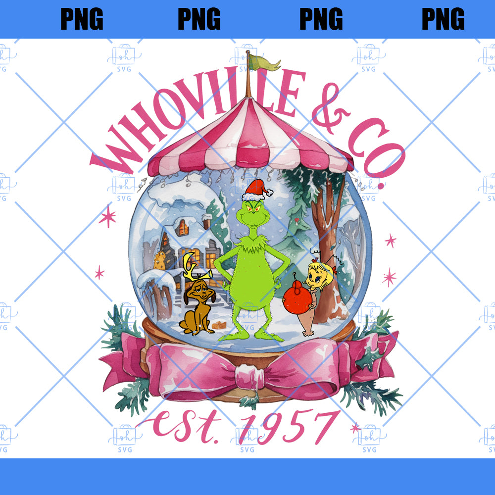 Retro Grinchmas Png, Christmas Png, Grinch Png, Wonderful Time Png, Trendy Christmas Png, Whoville & Co Sublimation