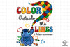 Color Outside The Lines PNG , Autism Awareness PNG , Autism Puzzle PNG