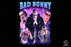 BAD BUNNY PNG, Bad Bunny Printed Graphic PNG, Bad Bunny Fan Shirt, RAP Hip-hop PNG