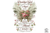 Daddy&#39;s Girl I Used To Be His Angel Now He Is Mine PNG, Angel Wings PNG, Memorial PNG, Heaven PNG