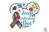 Accept Understand Love PNG, Blue Autism PNG, Autism Awareness PNG