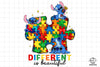 Different Is Beautiful PNG , Autism Awareness PNG , Autism Puzzle PNG