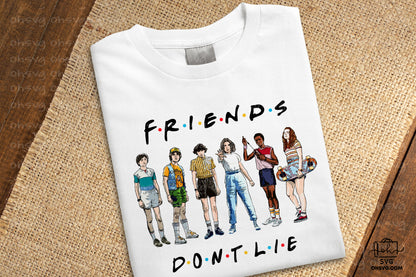 Friends Don't Lie Stranger Things PNG, Stranger Things PNG, Science Fiction Movie PNG