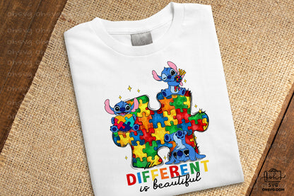Different Is Beautiful PNG , Autism Awareness PNG , Autism Puzzle PNG