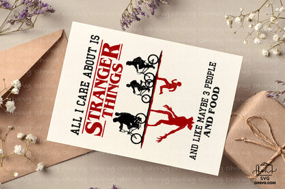 All I Care About Is Stranger Things PNG, Stranger Things PNG, Science Fiction Movie PNG