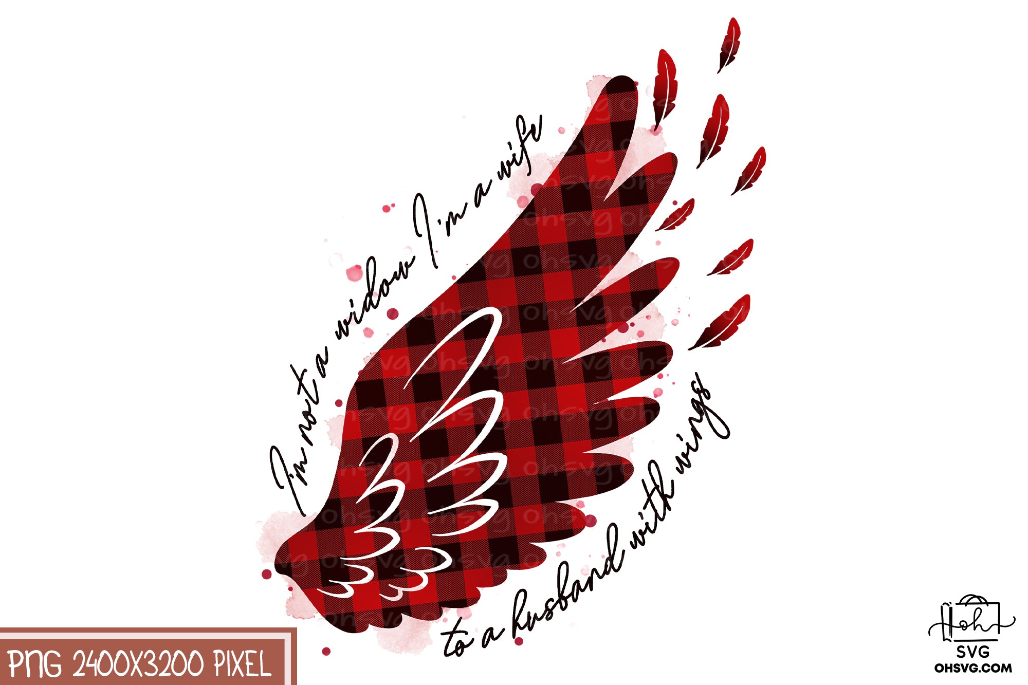 I'm Not A Widow PNG, Angel Wings PNG, Memorial PNG, Heaven PNG