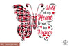 Half Of My Heart Lives In Heaven PNG, Angel Wings PNG, Memorial PNG, Heaven PNG