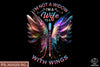 I&#39;m A Wife To A Husband With Wings PNG, Angel Wings PNG, Memorial PNG, Heaven PNG