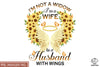 I&#39;m Wife To A Husband With Wings PNG, Angel Wings PNG, Memorial PNG, Heaven PNG