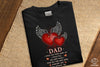 Dad, I Wish You Were Here  PNG, Angel Wings PNG, Memorial PNG, Heaven PNG