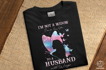 Husband With Wings PNG, Angel Wings PNG, Memorial PNG, Heaven PNG