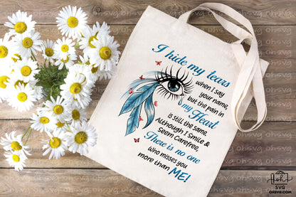 I Hide My Tears PNG, Angel Wings PNG, Memorial PNG, Heaven PNG