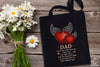 Dad, I Wish You Were Here  PNG, Angel Wings PNG, Memorial PNG, Heaven PNG
