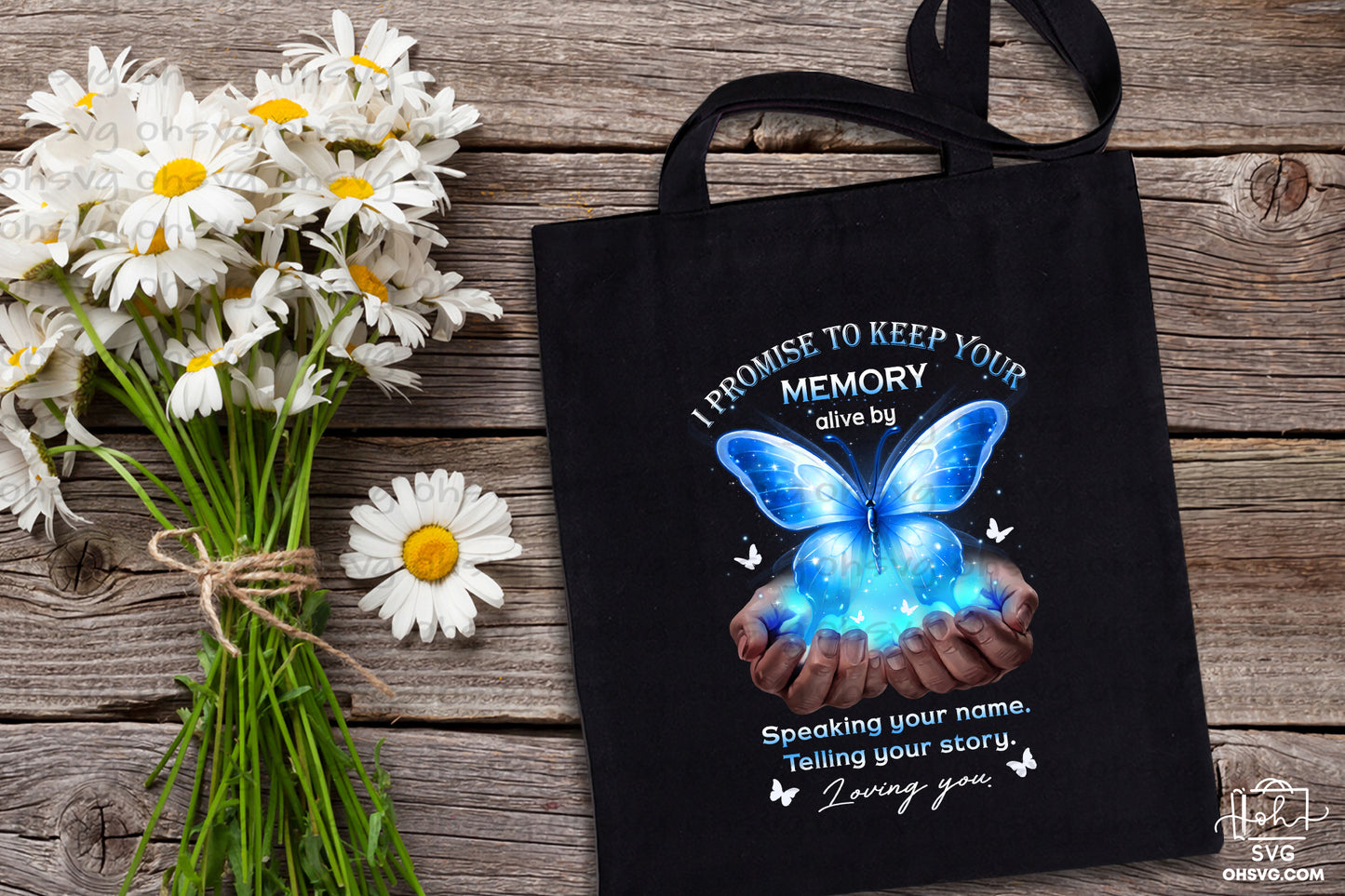 I Promise To Keep Your Memory PNG, Angel Wings PNG, Memorial PNG, Heaven PNG