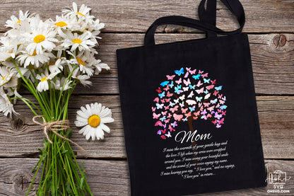 Mom, I Love You PNG, Angel Wings PNG, Memorial PNG, Heaven PNG