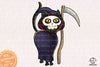 Cat Grim Reaper Halloween Sublimation PNG, Cat Halloweentown PNG, Halloween T-shirt PNG