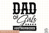 Dad of Girls Outnumbered SVG, Stepdad SVG, Father Day SVG