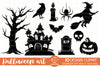 Set of Halloween Element Sublimation SVG