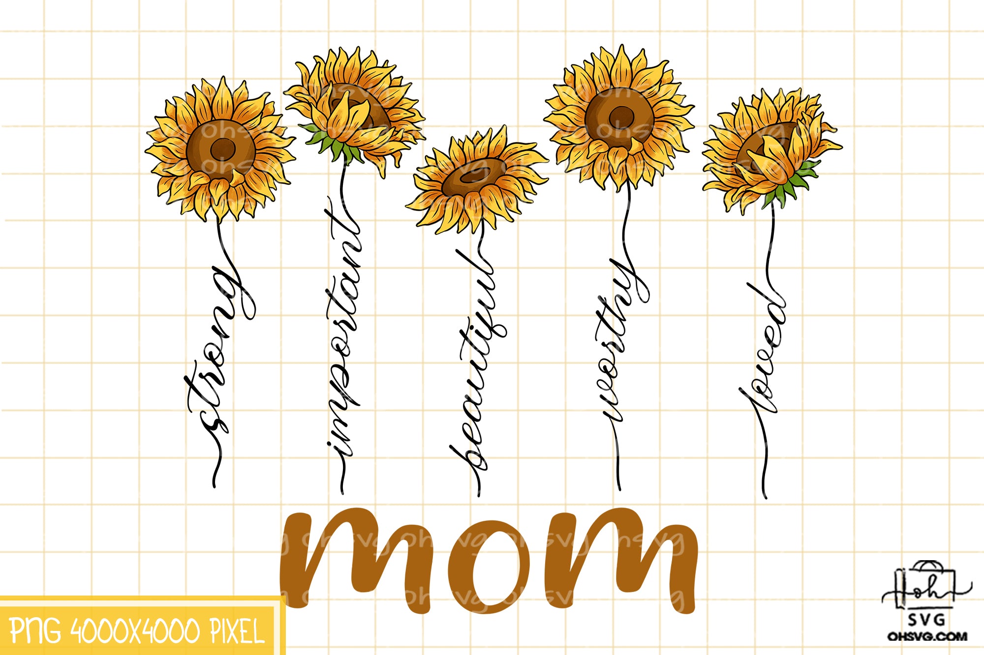 Mom Worthy Loved Sublimation PNG, Mom PNG, Mothers Day PNG