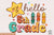 Hello 5th Grade Sublimation PNG, Back To School PNG, School PNG