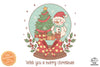 Wish You a Merry Christmas Sublimation PNG, Christmas PNG, Funny Christmas Couples PNG, Santa Claus PNG