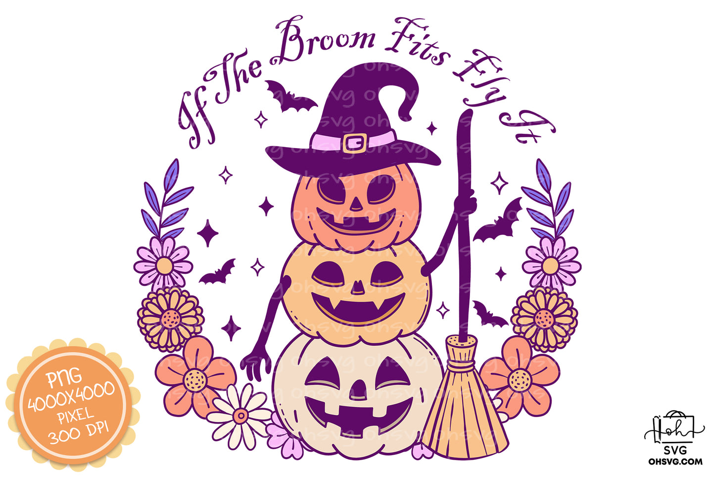 If the Broom Fits Fly It Sublimation PNG, Witch Halloween PNG, Halloween T-shirt PNG