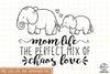 Mom Life the Perfect Mix of Chaos Love Sublimation SVG, Mom SVG, Mothers Day SVG