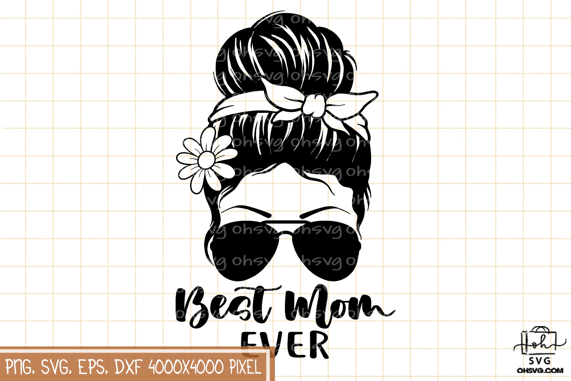 Best Mom Ever Sublimation SVG, Mom SVG, Mothers Day SVG