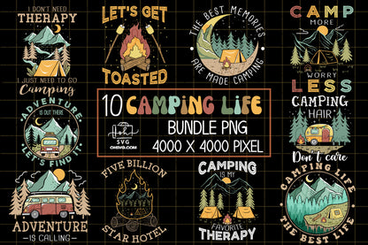 Making Memories One Campsite At A Time PNG, Camping Life PNG, Camping Outdoor PNG