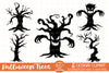 Halloween Trees Sublimation Bundle SVG