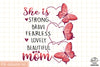 She is Strong Lovely Mom Sublimation PNG, Mom PNG, Mothers Day PNG