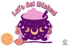 Let’s Get Wicked Sublimation PNG, Witch Halloween PNG, Halloween T-shirt PNG