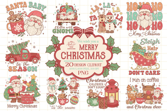 Merry Christmas Retro Sublimation PNG, Christmas PNG, Funny Christmas Couples PNG, Santa Claus PNG