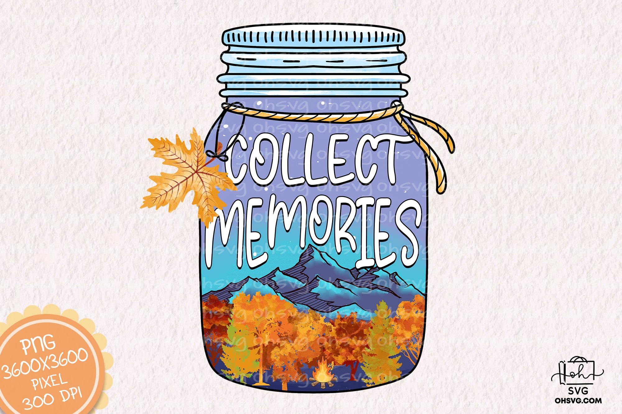 Collect Memories Sublimation PNG, Camping Life PNG, Camping Outdoor PNG