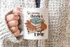 Reading Books and Autumn Sublimation PNG, Love Reading PNG, Book Lover PNG, Reading Book PNG