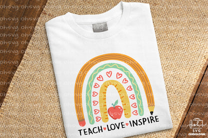 Teacher Life Sublimation PNG, Back To School PNG, School PNG