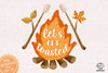 Let&#39;s Get Toasted Sublimation PNG, Camping Life PNG, Camping Outdoor PNG