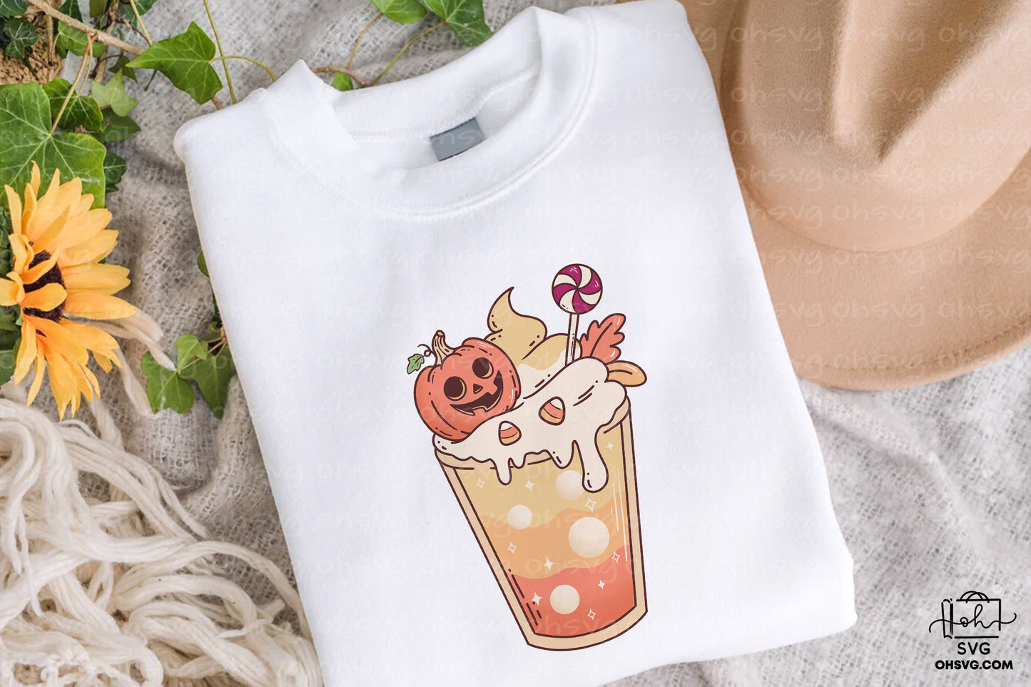 Coffee Halloween Retro PNG Sublimation, Spooky Halloweentown PNG, Halloween T-shirt PNG