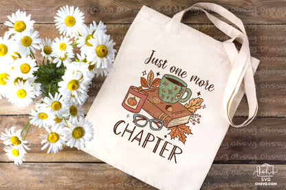 Reading Books and Autumn Sublimation PNG, Love Reading PNG, Book Lover PNG, Reading Book PNG