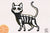 Cat Bone Halloween Sublimation PNG, Cat Halloweentown PNG, Halloween T-shirt PNG