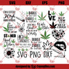 Weed SVG, Weed SVG Bundle, Weed Leaf SVG, Marijuana SVG