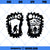 Bigfoot Footprint SVG, Big foot SVG, Sasquatch SVG, Yeti Scene SVG