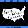 God Bless America SVG, 4th Of July SVG, America SVG, Patriotic SVG