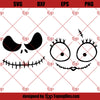 Jack Skellington And Sally SVG, A Nightmare Before Christmas SVG