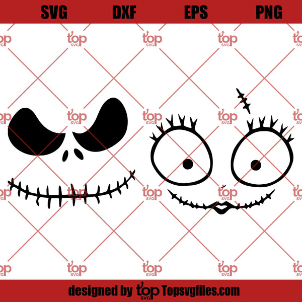 Jack Skellington And Sally SVG, A Nightmare Before Christmas SVG - ohsvg