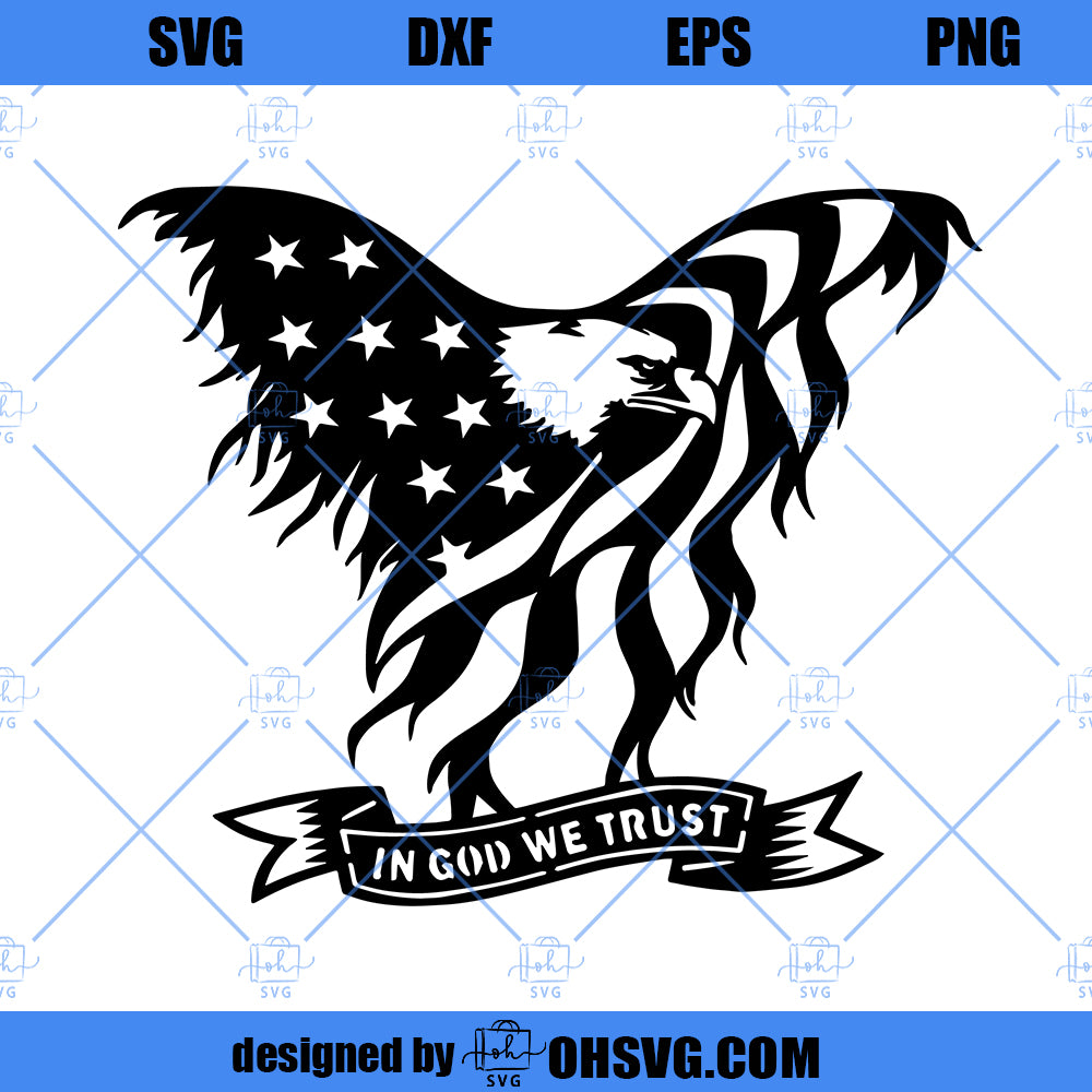 United States American flag eagle SVG and PNG file, 4th of July svg, patriotic American flag svg