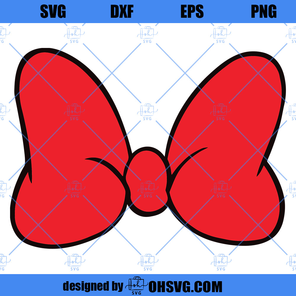 Bow - svg, dxf cut files & jpg, png image files - DIY Printable Iron On Transfer Instant Download