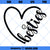 Besties Heart SVG, Best Friends SVG, Friendship SVG, Besties SVG