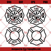 Fire Dept SVG, Firefighter SVG, Maltese Cross SVG, Fireman SVG